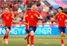 Colombia vs. España, cuartos de final del Mundial su